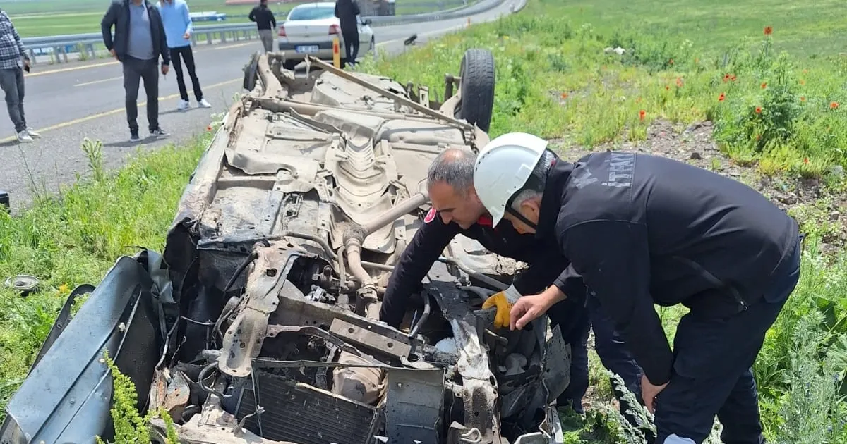 Karsta Trafik Kazas Yaral Bursa Hakimiyet