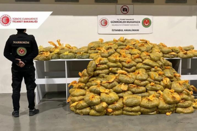 İstanbul Havalimanı'nda 568 kilo uyuşturucu ele geçirildi