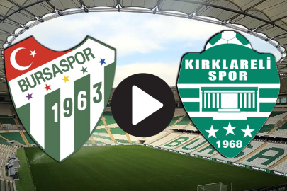 CANLI İZLE | Bursaspor-Kırklarelispor maçı hangi kanalda? Bursaspor-Kırklarelispor maçı canlı yayın linki...