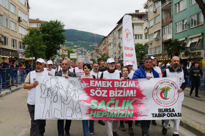 Bursa Tabip Odası’nda 1 Mayıs coşkusu!