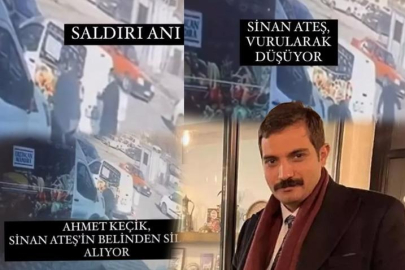 Sinan Ateş'e yapılan suikastin görüntüleri ortaya çıktı! Vurulma anı kamerada...