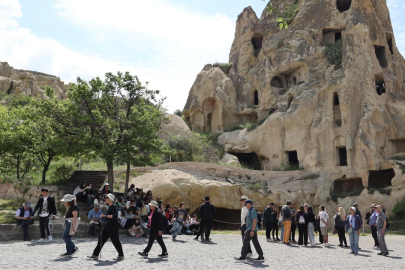 Göreme Açık Hava Müzesi'ne turistler akın etti