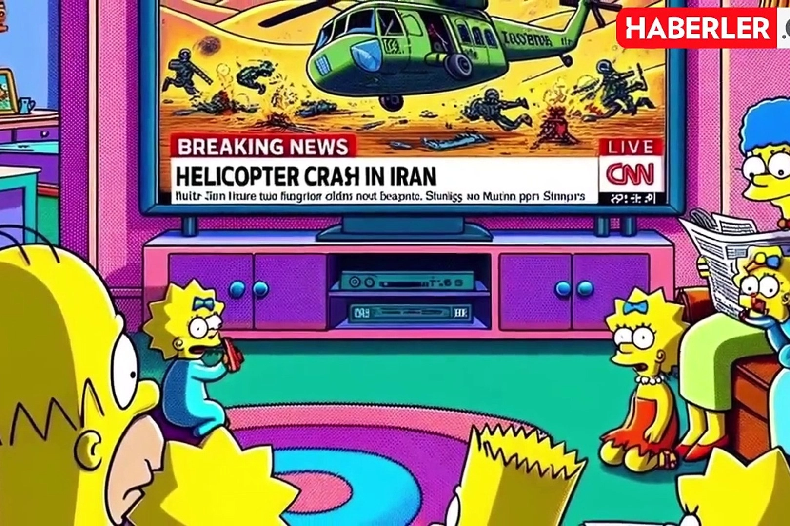 Simpsonlar Reisi'nin helikopter kazasını bildi mi?