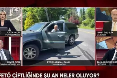 FETÖ'cülerin merkezi Pensilvanya'da canlı yayın sırasında CNN Türk ekibine saldırı!