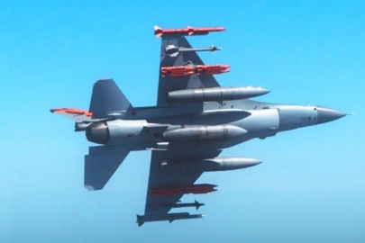 F16'dan atılan TOLUN mühimmatından tam isabet