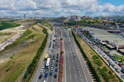 İstanbul-İzmir Otoyolu'nda arife yoğunluğu