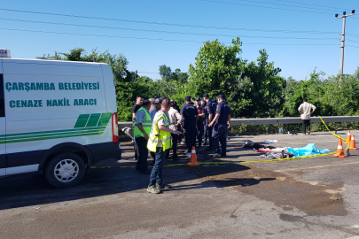 Samsun'da zincirleme trafik kazası: 1 ölü