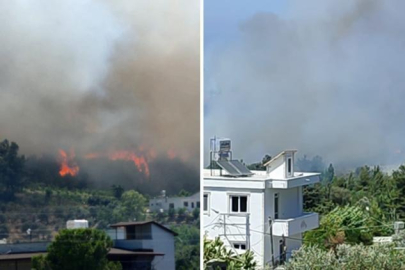 Hatay'da orman yangını! Alevlere müdahale başladı