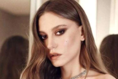 Serenay Sarıkaya'nın külotlu çorap tarzı olay oldu!