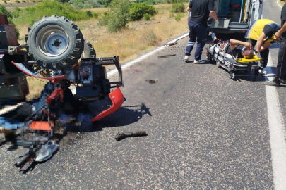 Malatya’da çapa motoru devrildi