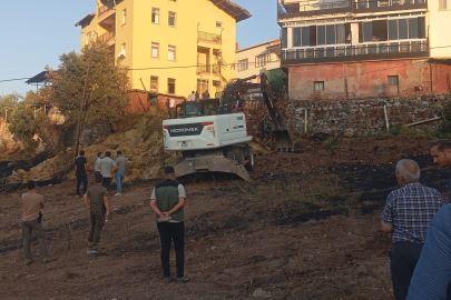 Kütahya Tavşanlı’da korkutan yangın