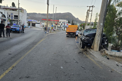 Muğla Bodrum'da trafik kazası: 1 ölü, 1 ağır yaralı