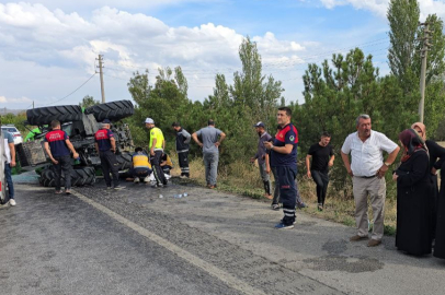 Çorum'da kahreden kaza: 19 yaşındaki genç traktör altında can verdi