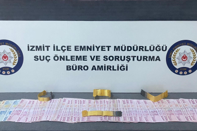 Kocaeli'de 120 bin TL'lik sahte altın bozduran şüpheliler yakayı ele verdi