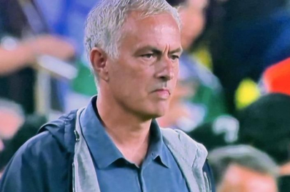 Galatasaray'ın ikinci golünden sonra Jose Mourinho'dan ilginç tepki