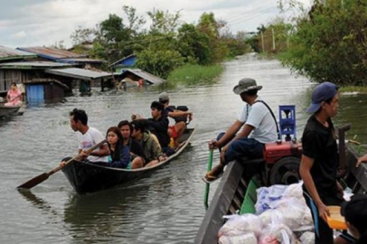 Myanmar'da Yagi Tayfunu'nun etkisi büyüyor