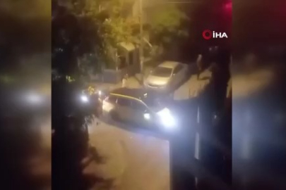 Bursa'da taksiciler ücreti ödemeyen müşterinin kapısına dayandı! Balta ve sopalar...