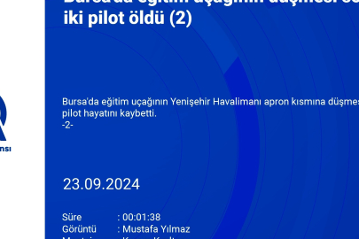 Fenix Uçuş Okulu Sorumlu Müdürü Altunbaş'dan Bursa'daki kaza hakkında açıklama!