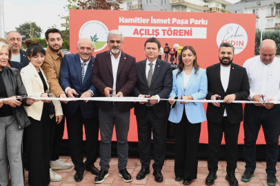 Bursa  Osmangazi'de İsmet Paşa Parkı hizmete açıldı