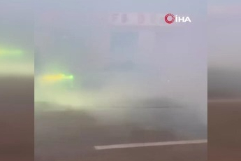 Bursa'da cadde üzerinde drift kamerada