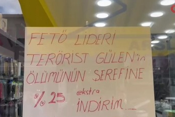 Bursa İznikli esnaf: Fethullah Gülen'in ölmesi şerefine indirim yapıyoruz