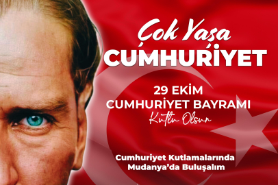 Cumhuriyet’in 101. yaşı Bursa Mudanya’da coşkuyla kutlanacak