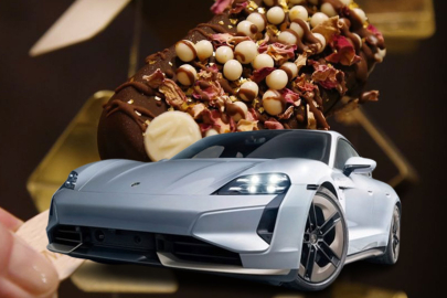 Bursalı vatandaşa Magnum'dan 8 milyon TL'lik Porsche Taycan çıktı!