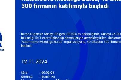 Automotive Meetings Bursa, 40 ülkeden 300 firmanın katılımıyla başladı