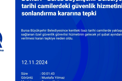 Bursa Büyükşehir'e cami ve türbe tepkisi: Güvenlikten tasarruf olmaz