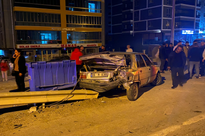 Konya'da motosiklet otomobile çarptı, kaza kameraya yansıdı