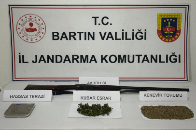 Bartın'da uyuşturucu operasyonu