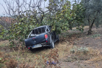 Bursa'da işçileri taşıyan kamyonet ağaca çarptı: 1 ölü, 7 yaralı