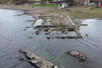 Kuraklık yüzünden Bursa'daki 2 bin yıllık bazilika tamamen gün yüzüne çıktı!