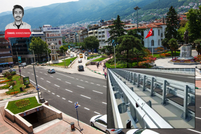 Bursa'da yayaların yola atladığı Atatürk Caddesi'ne demir korkuluk çözümü!