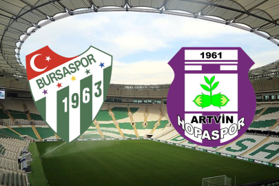 Bursaspor, Artvin Hopaspor'u konuk ediyor (CANLI İZLE)