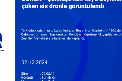 Çalıkuşu'nun Bursa'daki köyü Zeyniler'e sis çöktü