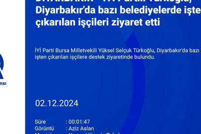 İYİ Parti Bursa Milletvekili Türkoğlu'ndan, Diyarbakır'da işten çıkarılan belediye çalışanlarına ziyaret!