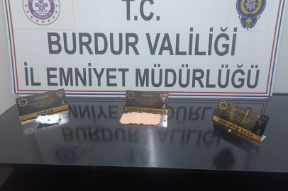 Burdur'da durdurulan araçtan uyuşturucu çıktı