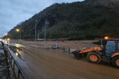 Artvin’de heyelan bölgesi çamura döndü