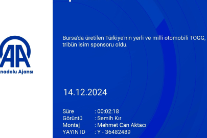 Türkiye'nin otomobili TOGG, Bursaspor'a sponsor oldu