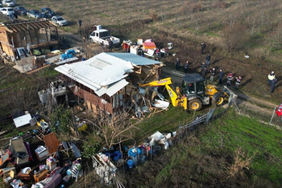 Bursa İnegöl'de kaçak yapılar teker teker yıkıldı!