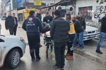 Bursa'da kafa kafaya çarpıştılar: 1 yaralı