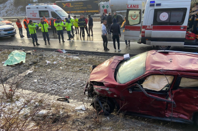 Bolu TEM’de feci kaza: 1 ölü, 4 yaralı