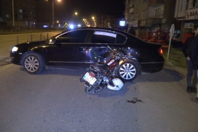 Samsun'da otomobil ile motosiklet çarpıştı: 2 yaralı