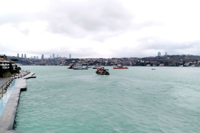 İstanbul'da balıkçı tekneleri akıntıya kapıldı