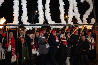 Sarıkamış şehitleri anısına meşaleli yürüyüş