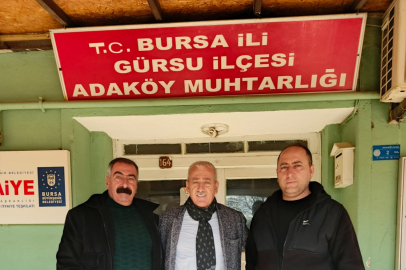 Bursa Büyükşehir’den muhtarlara yeni yıl hediyesi!