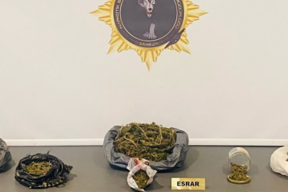 Samsun'da 500 gram esrarla yakalandı