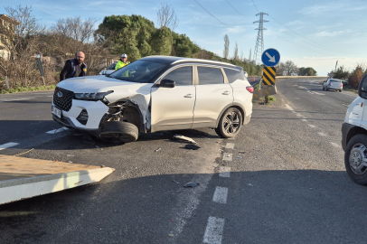 Tekirdağ'da iki aracın karıştığı kazada 6 kişi yaralandı