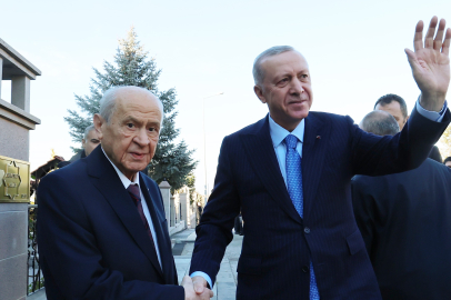 Erdoğan, MHP Lideri Bahçeli ile bir araya geldi